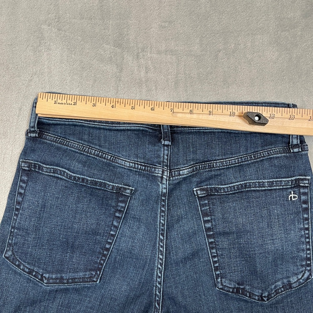Rag & Bone Annie Wide Leg Jeans Dark Wash High Rise Denim Size 28 - Picture 7 of 7